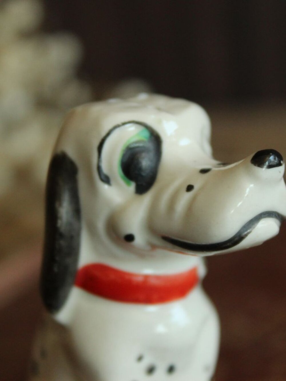 Vintage 1950s Salt and Pepper Shaker, Dalmatian Dog S & P, Collectible Kitchen - Picture 9 of 10